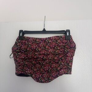 Zara Pink Floral Crop Top